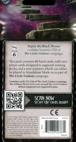 Arkham Horror: The Card Game - Before the Black Throne: Mythos Pack (Exp.)