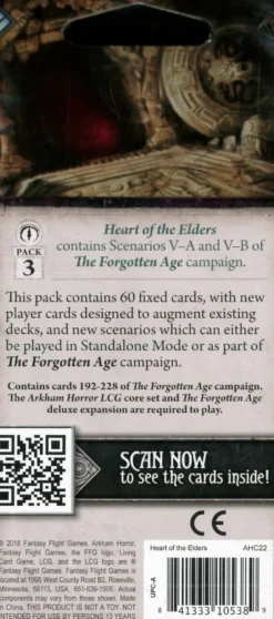 Arkham Horror: The Card Game - Heart of the Elders: Mythos Pack (Exp.)