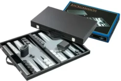 Backgammon: Grey - Medium, synthetic leather