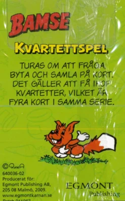 Bamse Kvartettspel