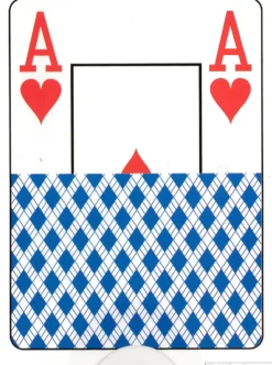 Blue Plastic Poker Cards (Philos)