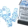 Borealis - Icicle/Light Blue (Luminary) - d6, 12 st (16 mm, prickar)