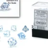 Borealis - Icicle/Light Blue - Mini-Polyhedral Dice set