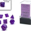 Borealis - Royal Purple/Gold Blue - Mini-Polyhedral Dice set