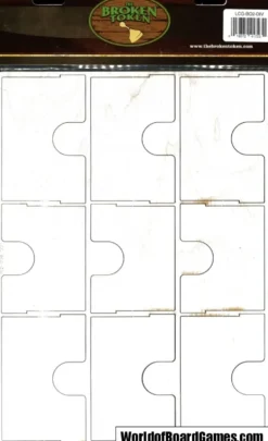 Broken Token: Extra Dividers for Sleeved Card Game Organizer