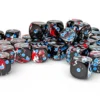 Brush - Dark Side/Blue - d6, 36 st (12 mm, prickar)