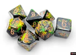 Brush - Deep Forest/Gold - Dice Set