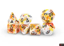 Brush - Sunrise/Black - Dice Set