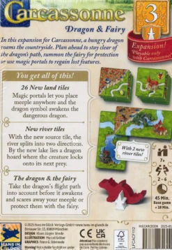 Carcassonne: Expansion 3 - Dragon & Fairy (ENG)