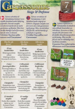 Carcassonne: Expansion 7 - Siege & Defense (SVE)