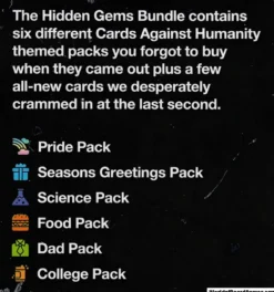 Cards Against Humanity: Hidden Gems Bundle (Exp.)