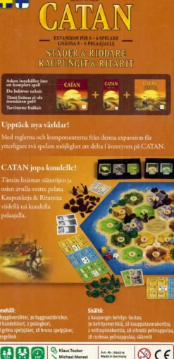 Catan: Städer och Riddare 5-6 spelare Expansion (Exp.) (SVE)