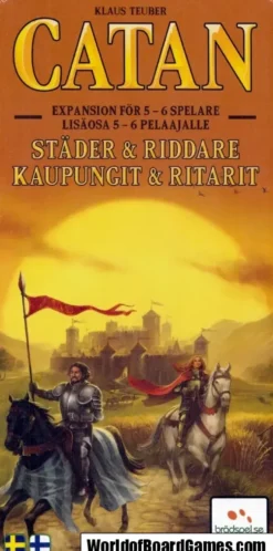 Catan: Städer och Riddare 5-6 spelare Expansion (Exp.) (SVE)