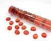 Chessex: Glass Gaming Stones - Crystal Orange (40 st)