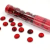 Chessex: Glass Gaming Stones - Crystal Red (40 st)