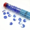 Chessex: Glass Gaming Stones - Catseye Dark Blue (40 st)