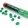 Chessex: Glass Gaming Stones - Crystal Dark Green (40 st)