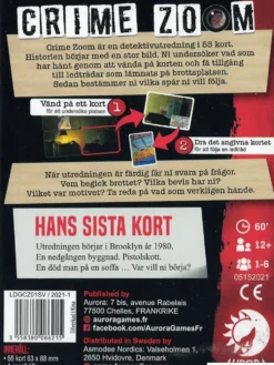 Crime Zoom: Hans Sista Kort (SVE)