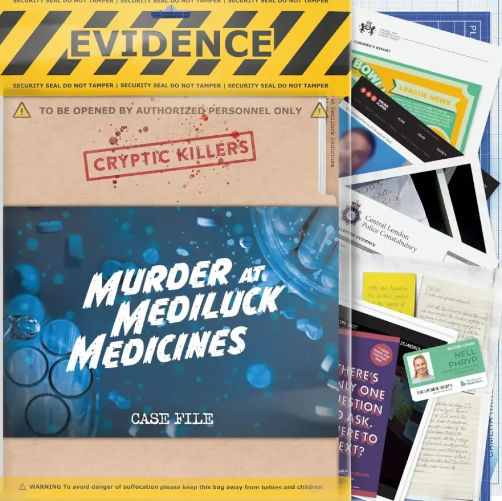 Cryptic Killers: Murder at MediLuck Medicines