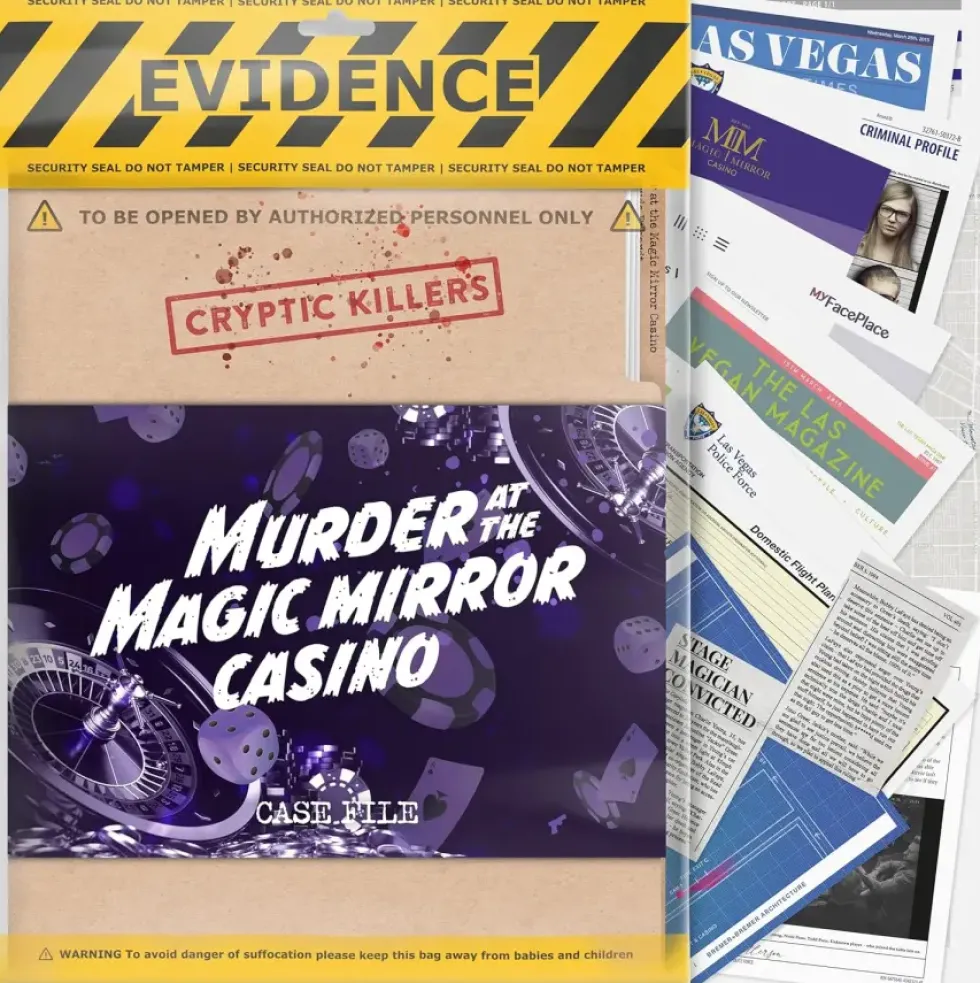 Cryptic Killers: Murder at the Magic Mirror Casino