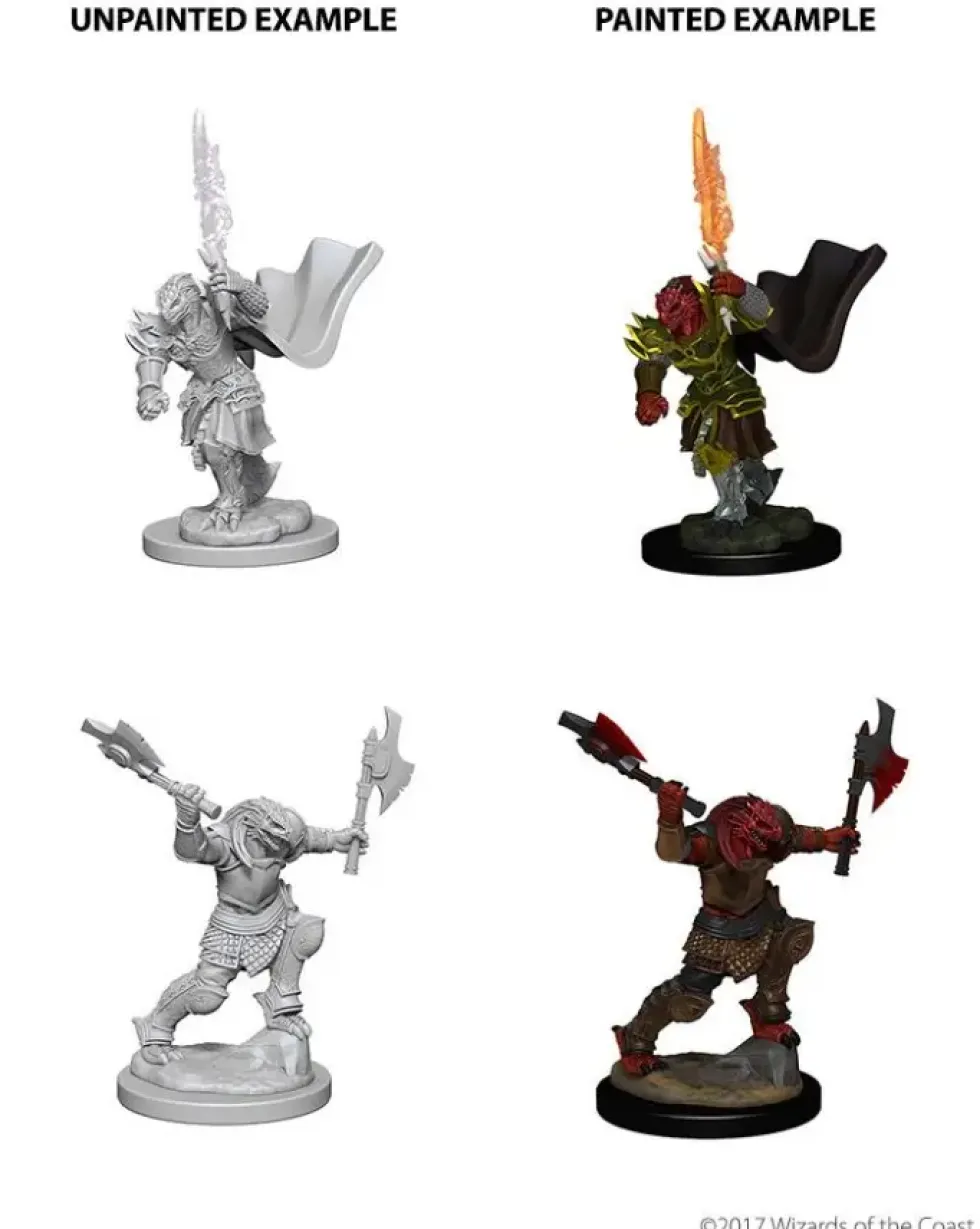 D&D Nolzur's Marvelous Miniatures: Dragonborn Fighter - Female (Unpainted)