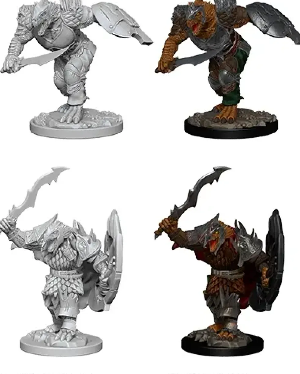 D&D Nolzur's Marvelous Miniatures: Dragonborn Fighter - Male (Unpainted)