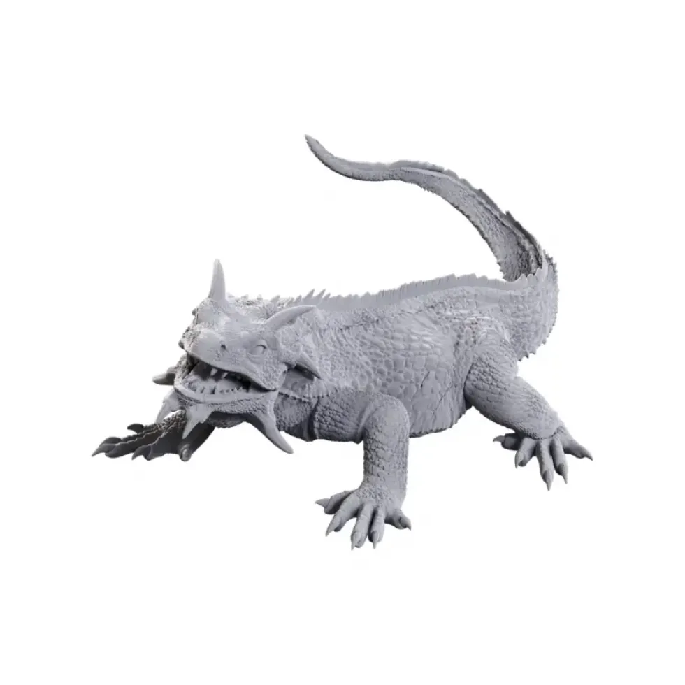 D&D Nolzur's Marvelous Miniatures: Tortle Druid & Wild Shape Giant Lizard (Unpainted)