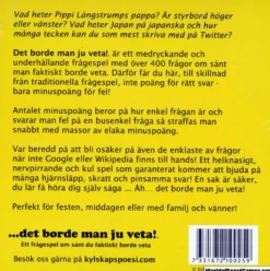 Det borde man ju veta