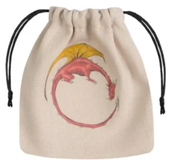 Dice Bag - Dragon Beige & multicolor