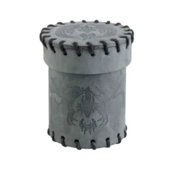 Dice Cup - Flying Dragon, Graphite Suede