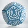 Dice - Hit Location, Blue & White - D12, 1st