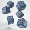 Dice Set - Battletech, House Steiner - d6, 6st