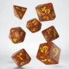 Dice Set - Classic RPG, Caramel & Yellow