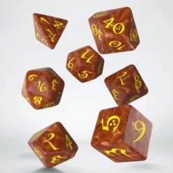 Dice Set - Classic RPG, Caramel & Yellow