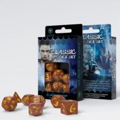 Dice Set - Classic RPG, Caramel & Yellow
