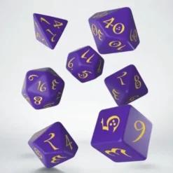 Dice Set - Classic RPG, Purple & Yellow