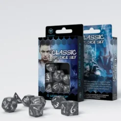 Dice Set - Classic RPG, Smoky & White