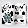 Dice Set - Cow, MOOlissa