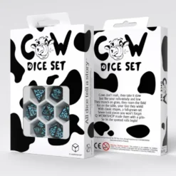 Dice Set - Cow, MOOlissa