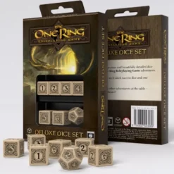 Dice Set - Deluxe, The One Ring RPG - d6, 6st samt d12, 1st