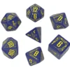 Dice Set - Galactic, Navy & Yellow