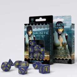 Dice Set - Galactic, Navy & Yellow