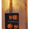 Dice Set - Numenera, Oreange and Black (4 st)