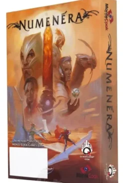 Dice Set - Numenera, Oreange and Black (4 st)