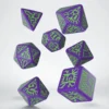 Dice Set - Pathfinder, Goblin Purple & Green