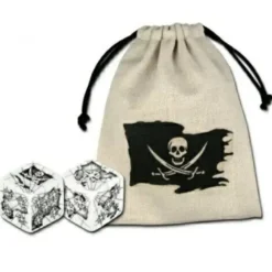 Dice Set - Pirate Dice and Bag