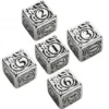 Dice Set - Steampunk, Metal - d6, 5 st