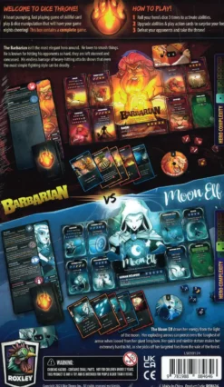 Dice Throne: Barbarian vs Moon Elf