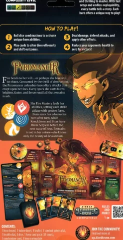 Dice Throne: Pyromancer Hero Pack