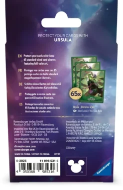 Disney Lorcana Archazia's Island Sleeves - Ursula